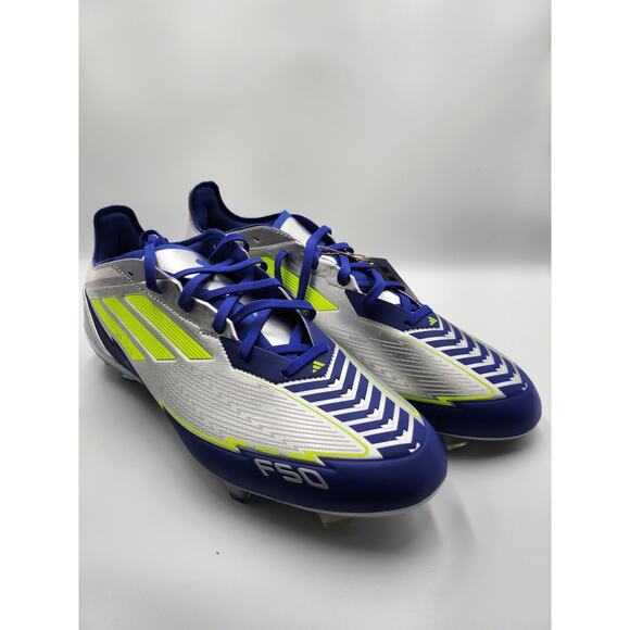 Adidas 11.5 Men’s F50 Pro FG Messi Soccer Silver/Blue JR8023 main image 6